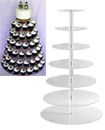 7 Tier Arcylic Cup Display Tower Cake Stand Weddin